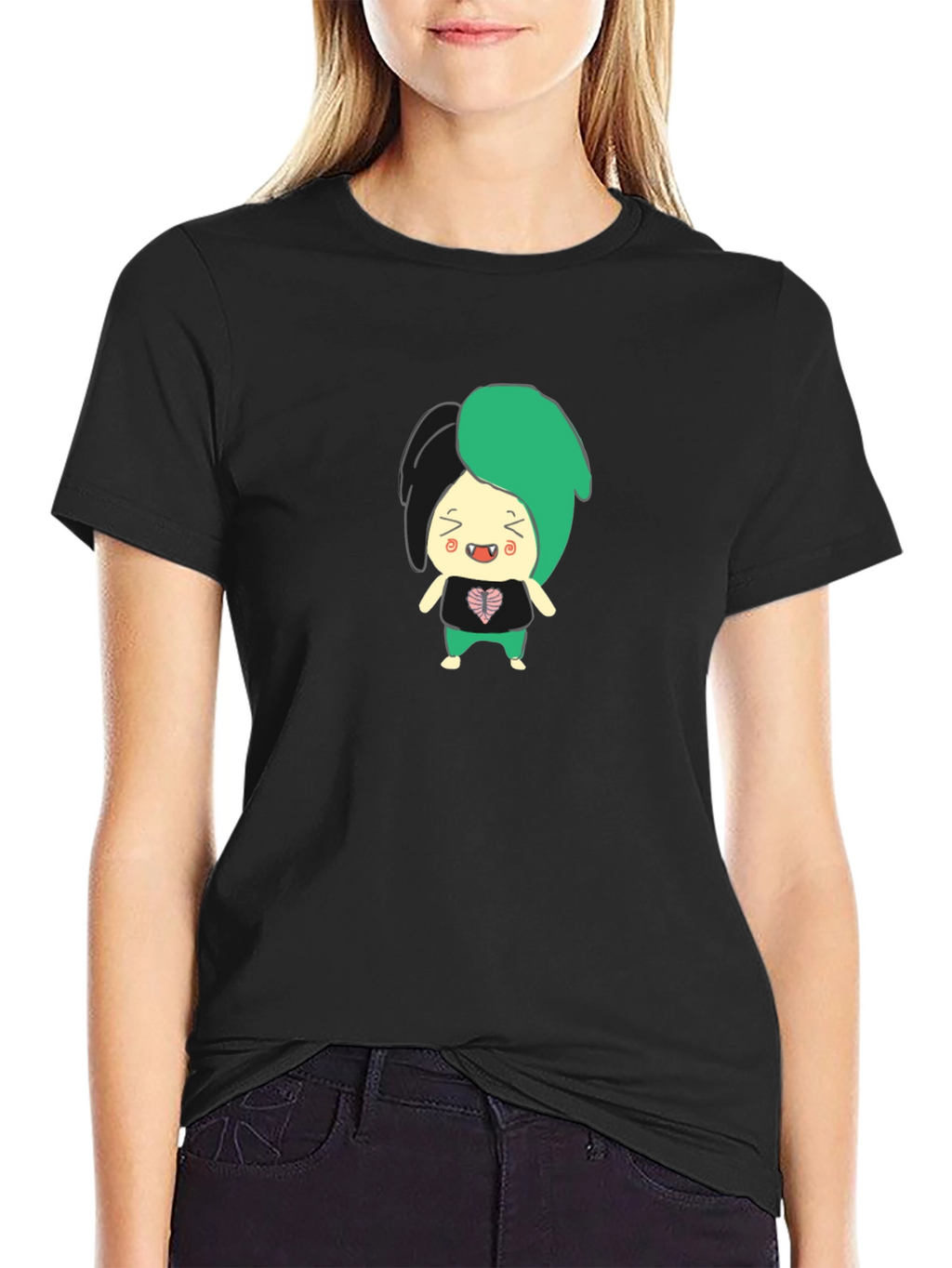 Cartoon Character Graphic T-Shirt