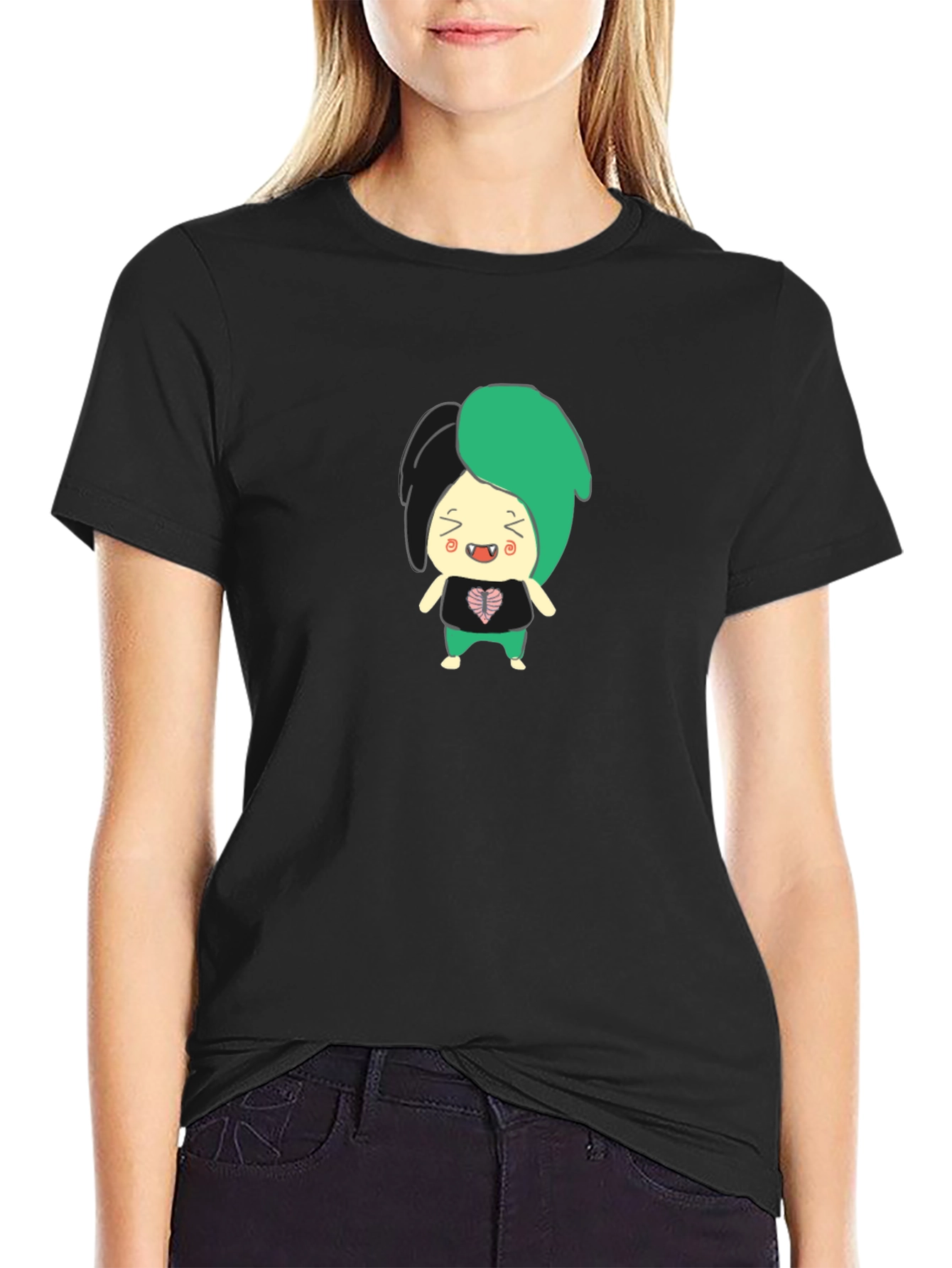 Cartoon Character Graphic T-Shirt