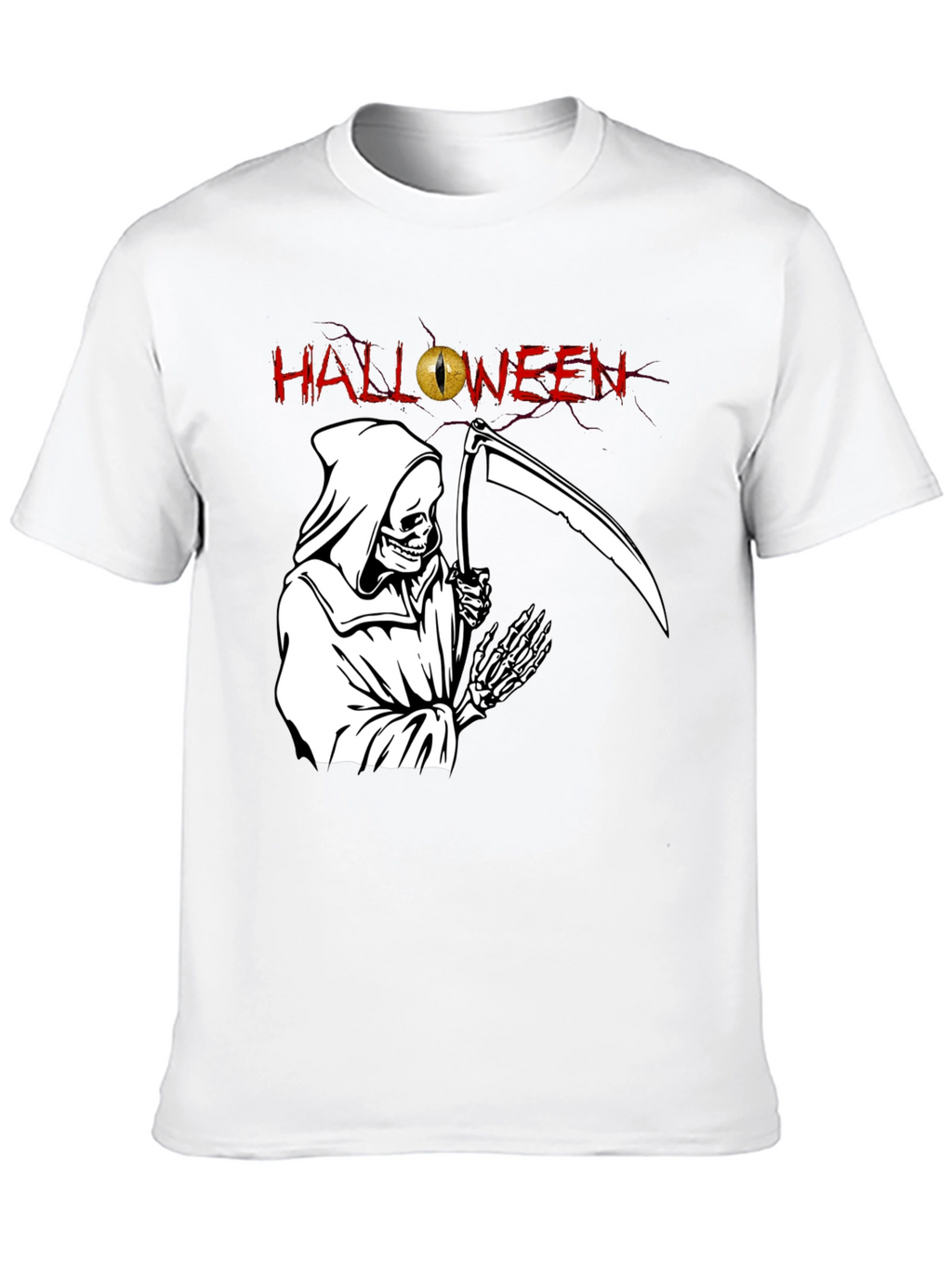 Halloween Grim Reaper T-Shirt - Spooky Season Apparel