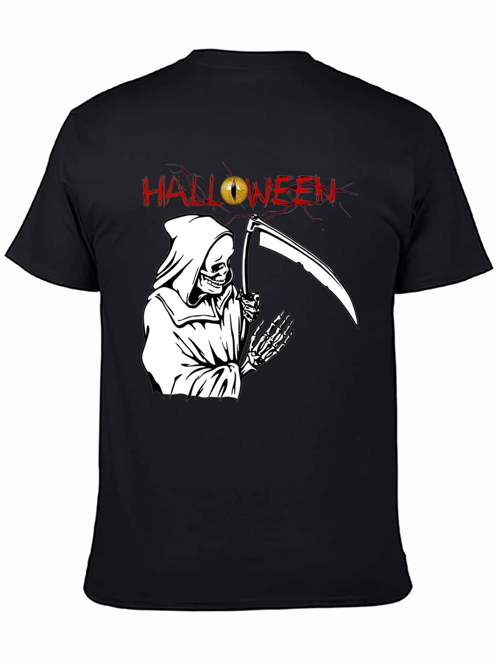 Halloween Grim Reaper T-Shirt - Spooky Season Apparel