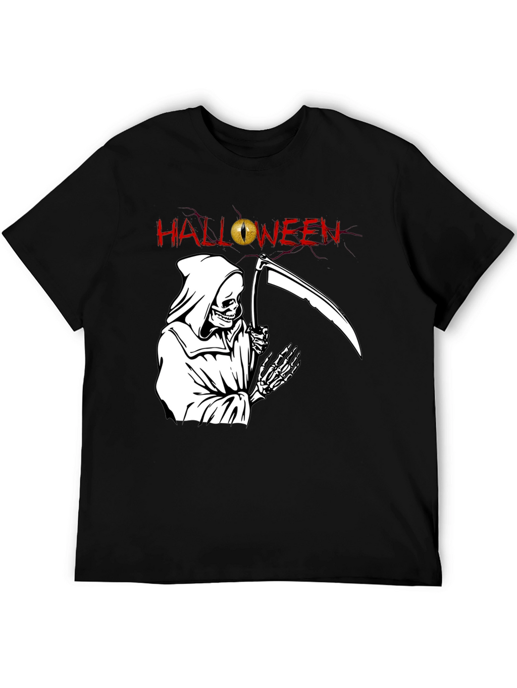 Halloween Grim Reaper T-Shirt - Spooky Season Apparel