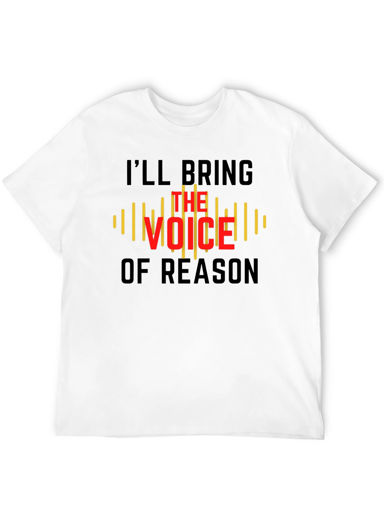 Voice of Reason Graphic T-Shirt - Mens Black Tee