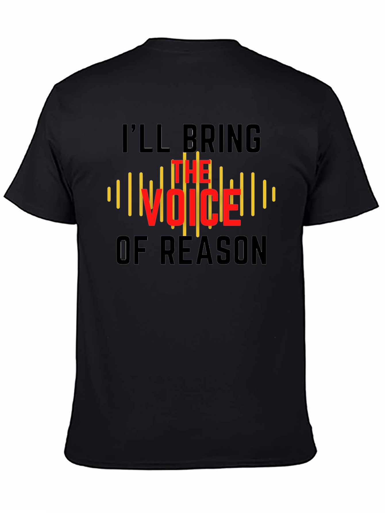 Voice of Reason Graphic T-Shirt - Mens Black Tee