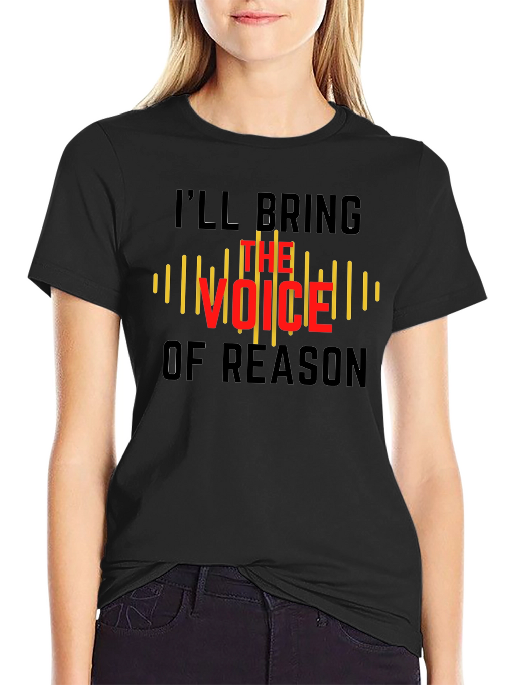 Voice of Reason Graphic T-Shirt - Mens Black Tee