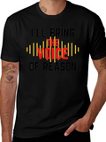 Voice of Reason Graphic T-Shirt - Mens Black Tee