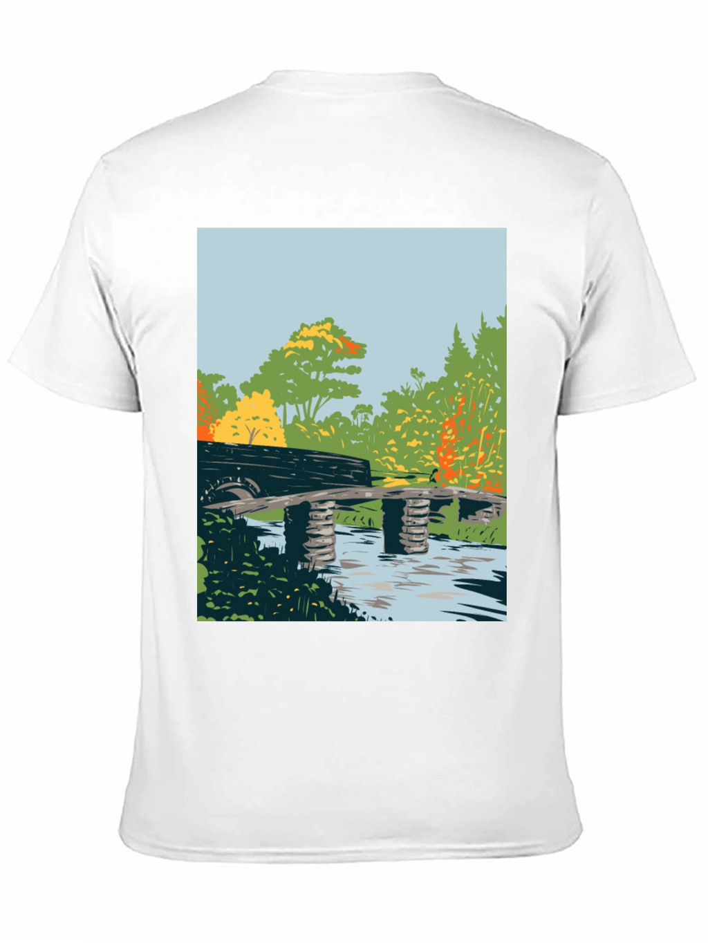 Nature Bridge Graphic Tee - Black Cotton Blend