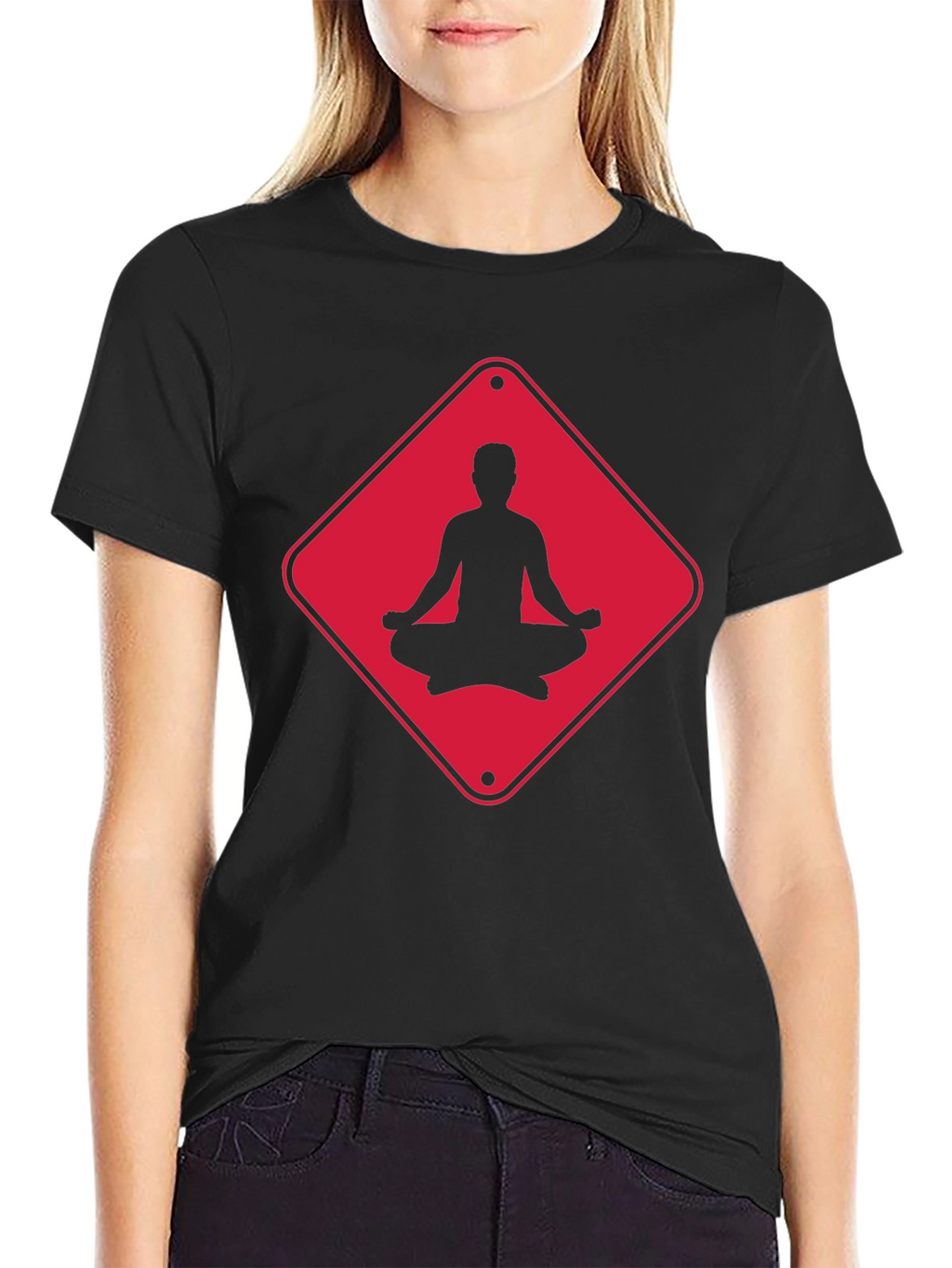 Meditate Crossing T-Shirt - Relax & Focus