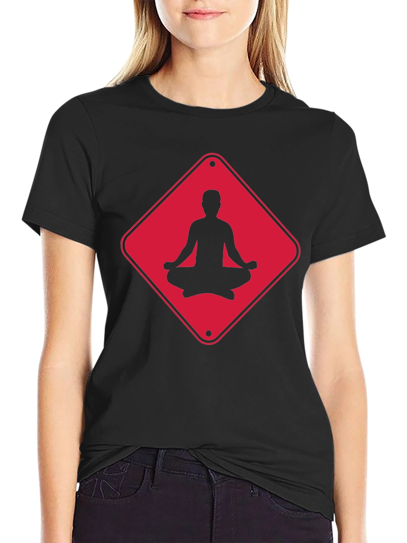 Meditate Crossing T-Shirt - Relax & Focus