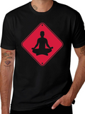 Meditate Crossing T-Shirt - Relax & Focus