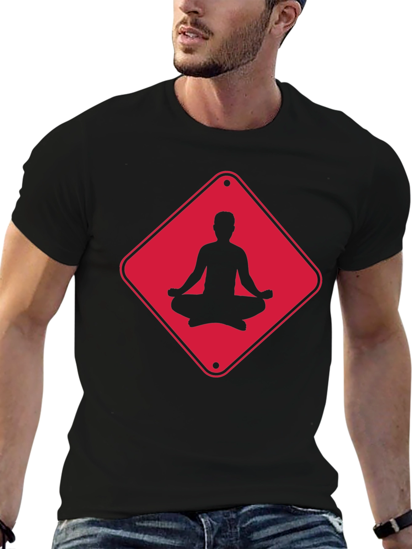 Meditate Crossing T-Shirt - Relax & Focus