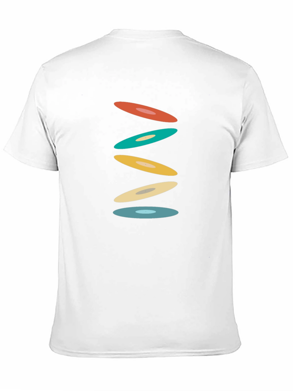 Retro Circles Black T-Shirt - Graphic Tee