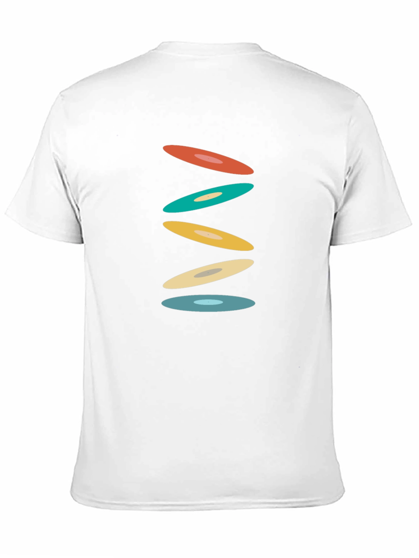Retro Circles Black T-Shirt - Graphic Tee