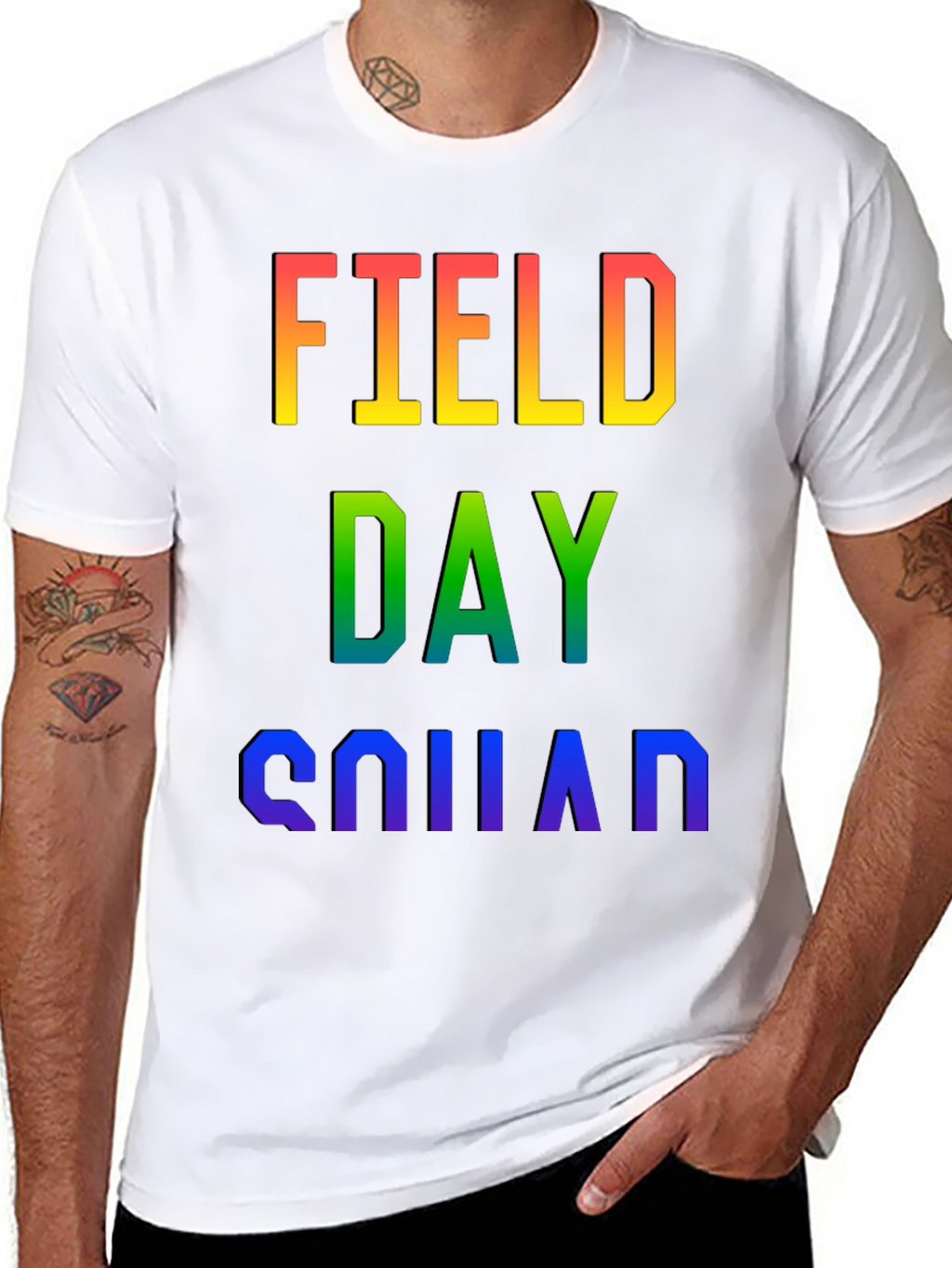Field Day Squad T-Shirt - Rainbow Pride