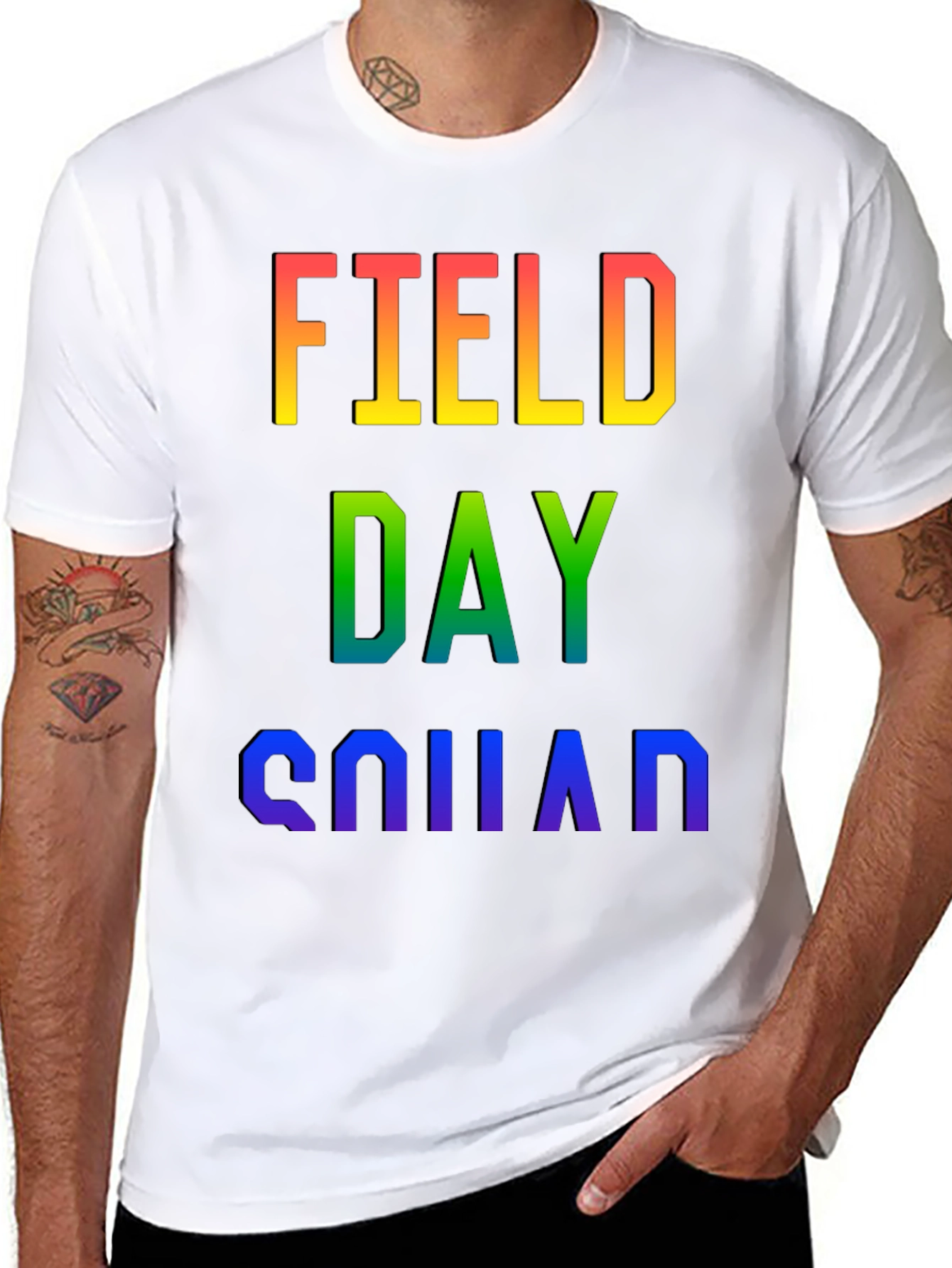 Field Day Squad T-Shirt - Rainbow Pride