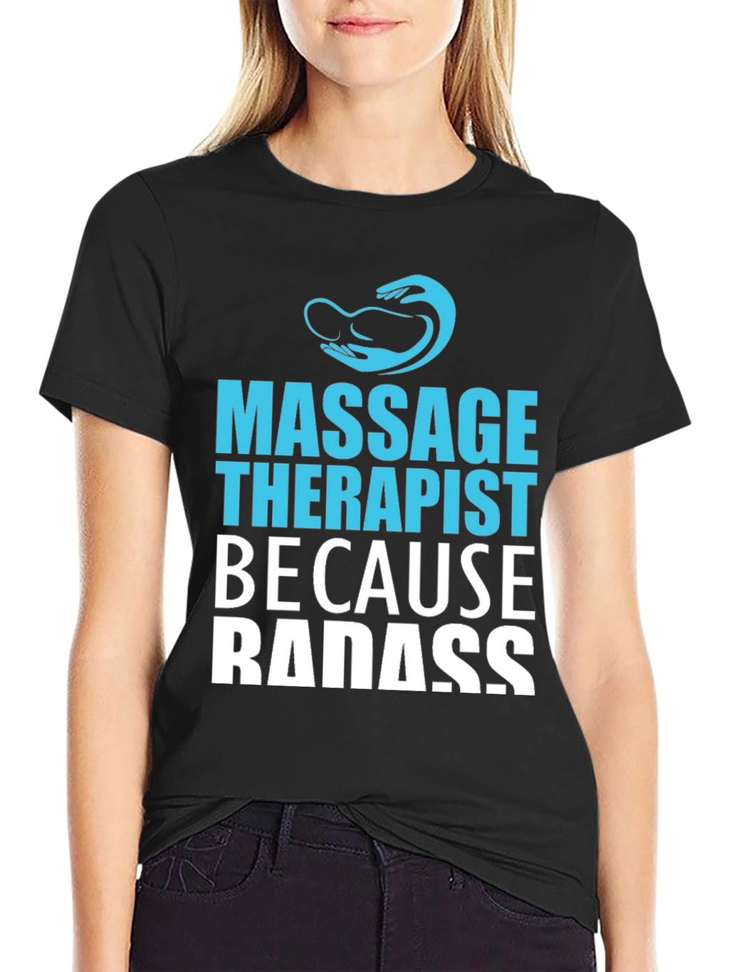 Massage Therapist Badass Graphic T-Shirt