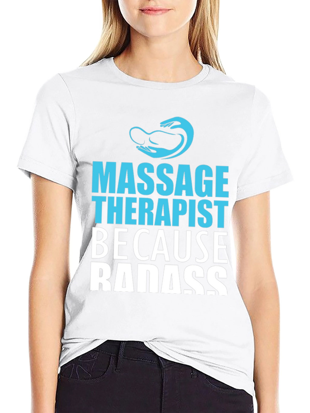 Massage Therapist Badass Graphic T-Shirt