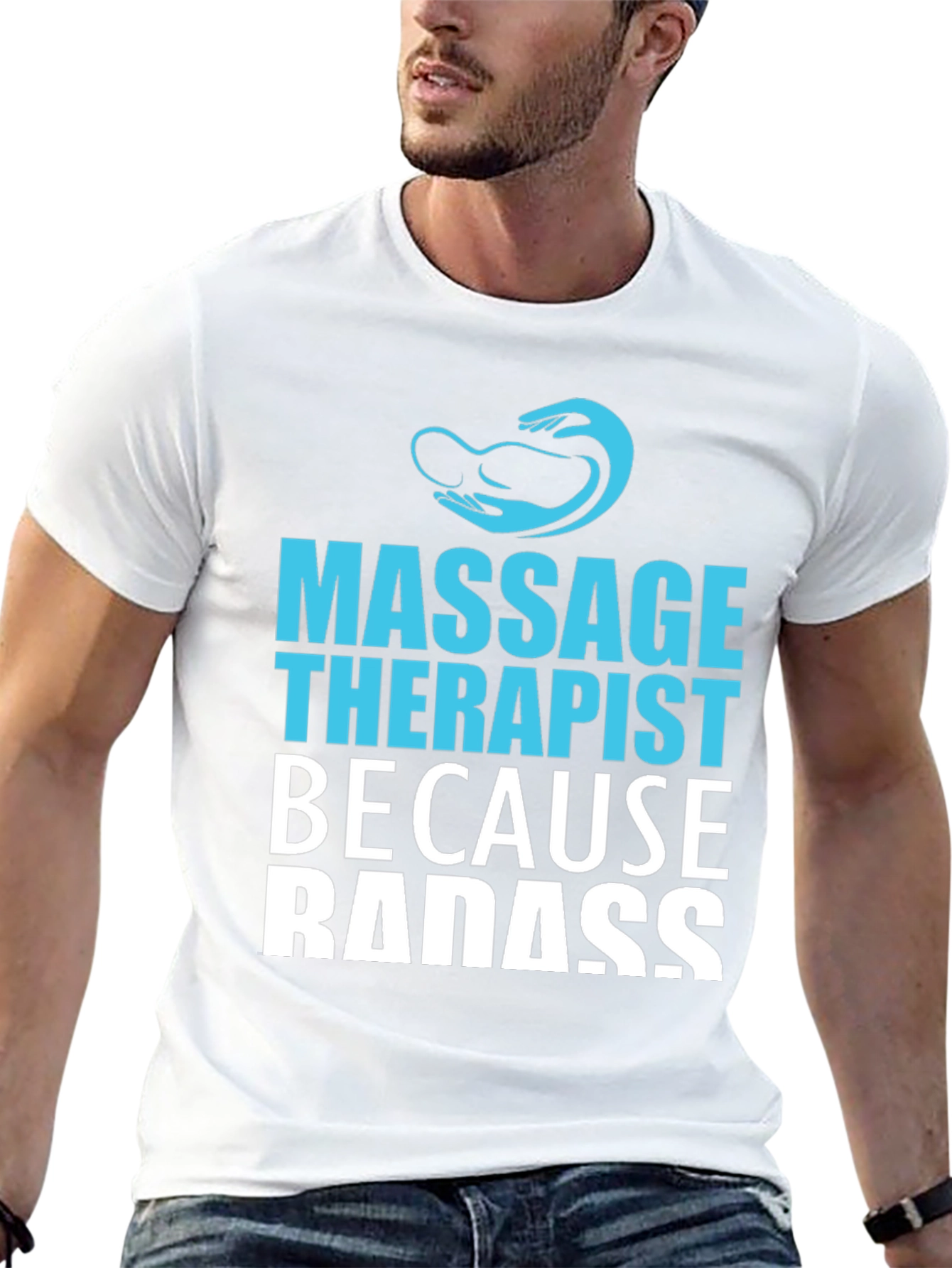 Massage Therapist Badass Graphic T-Shirt