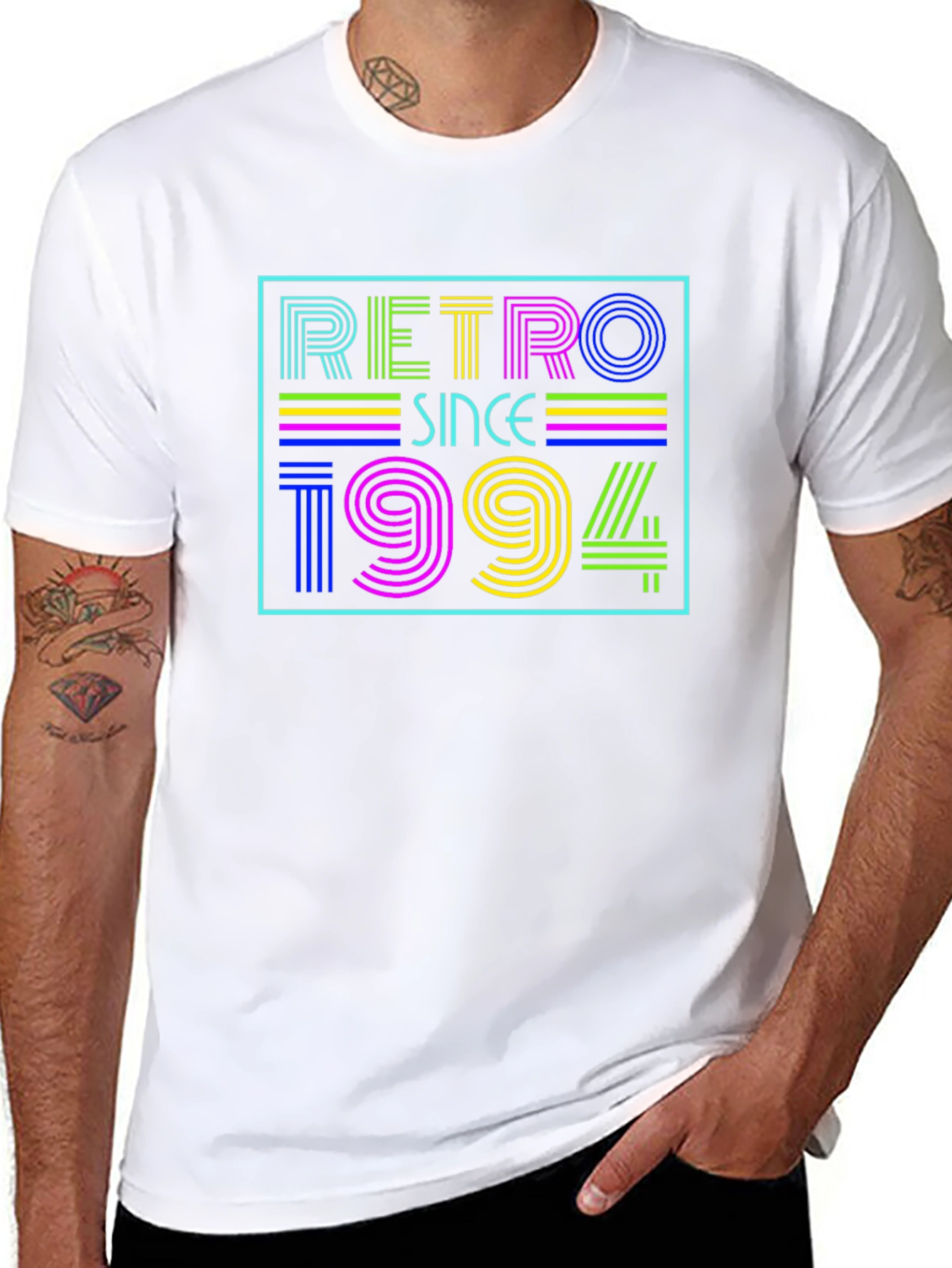 Retro Since 1994 Black T-Shirt
