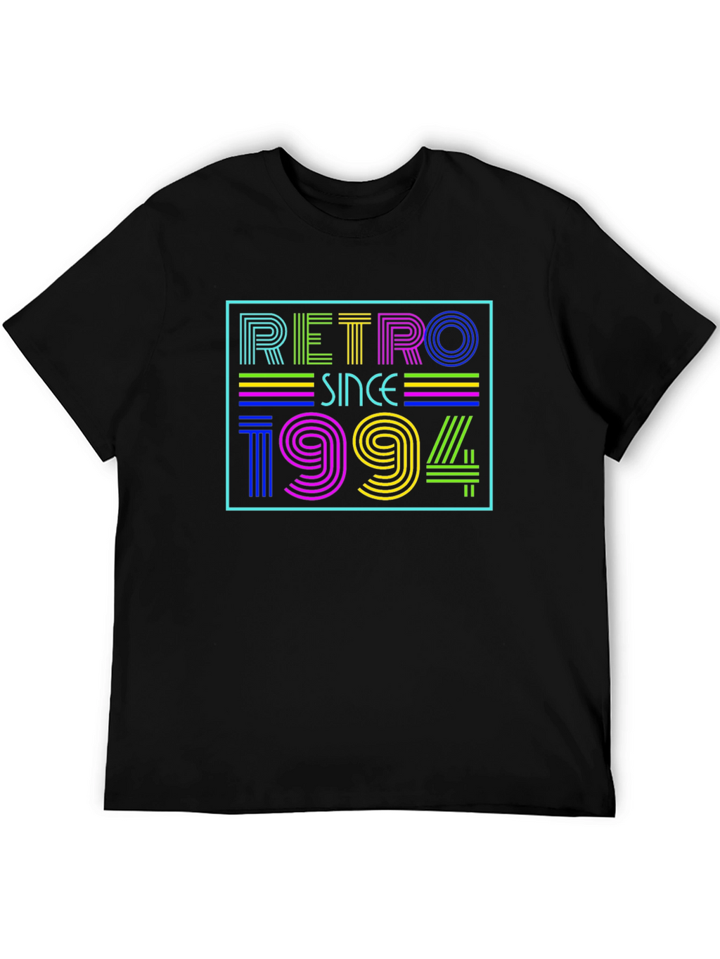 Retro Since 1994 Black T-Shirt