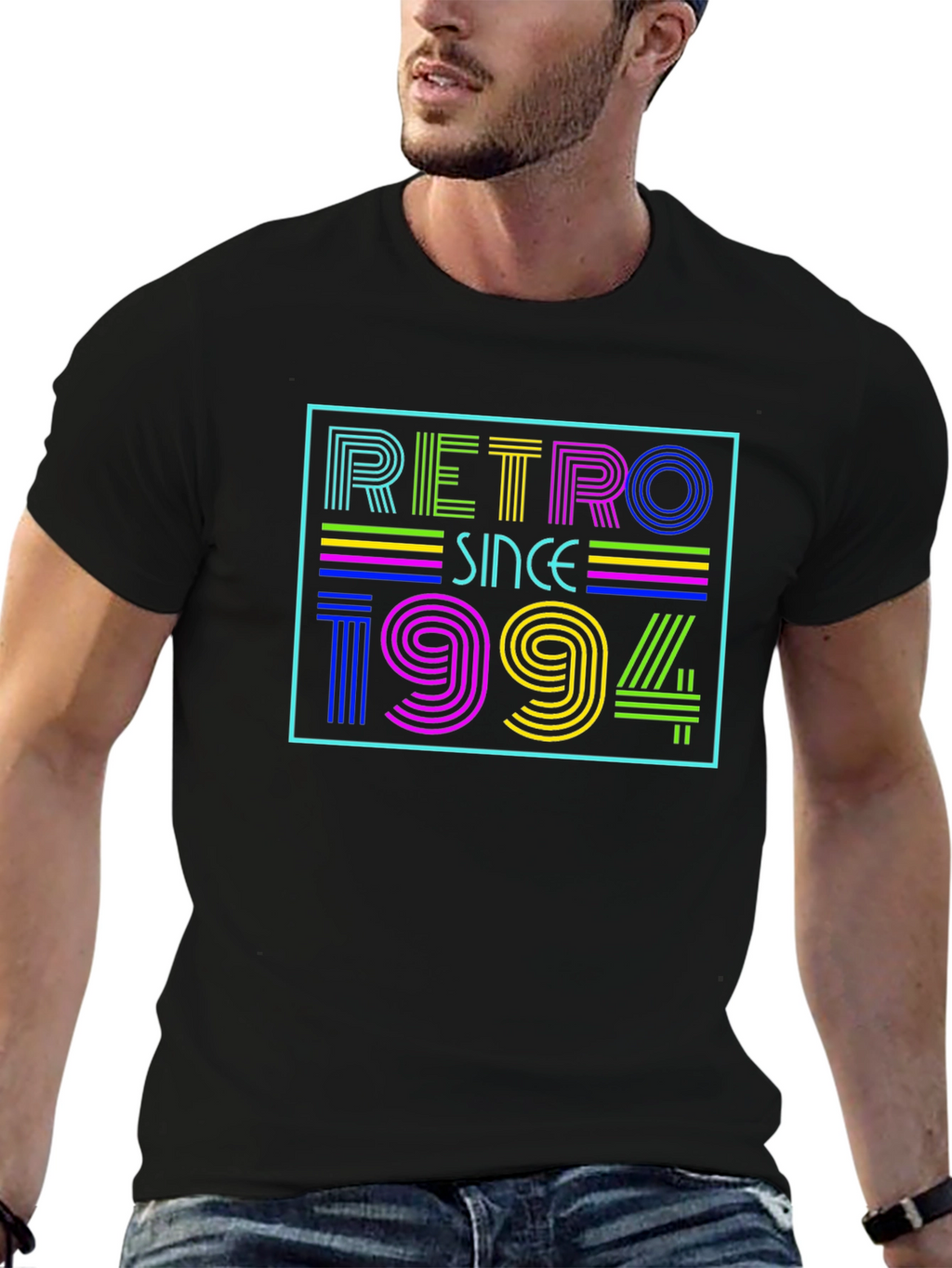 Retro Since 1994 Black T-Shirt