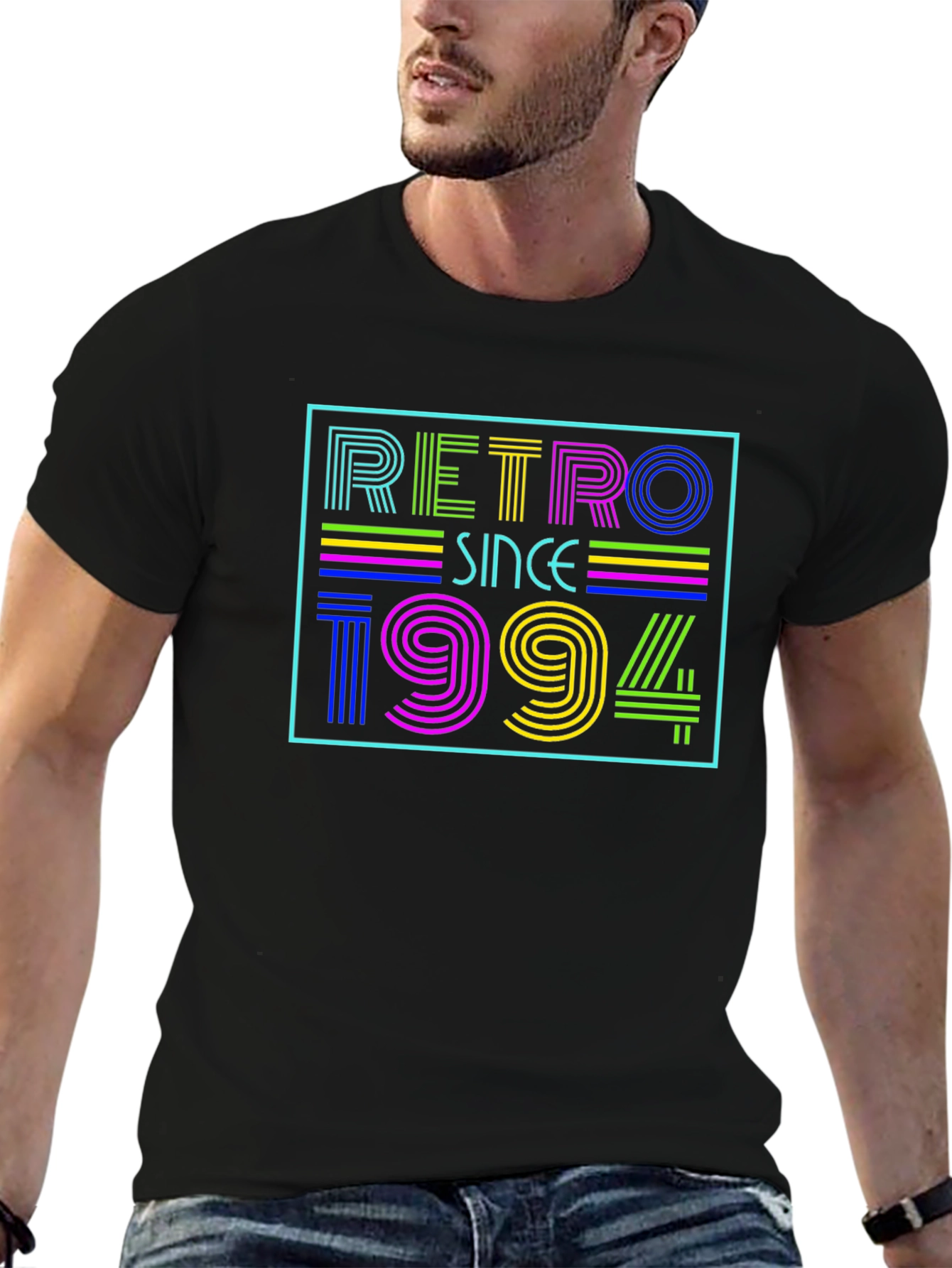 Retro Since 1994 Black T-Shirt