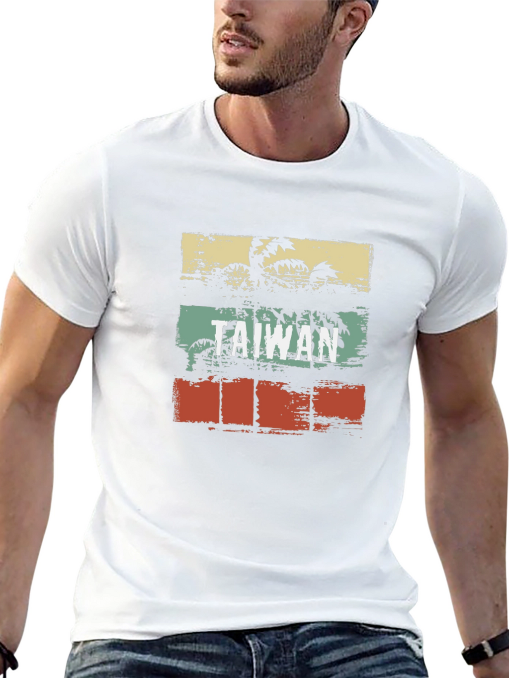 Taiwan Palm Tree Graphic T-Shirt