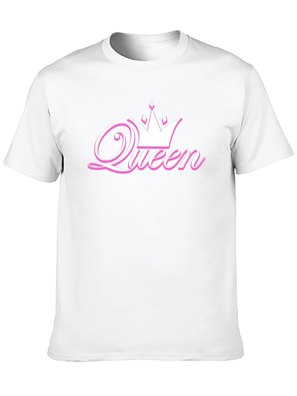 Queen Crown Graphic Tee - Black Cotton T-Shirt
