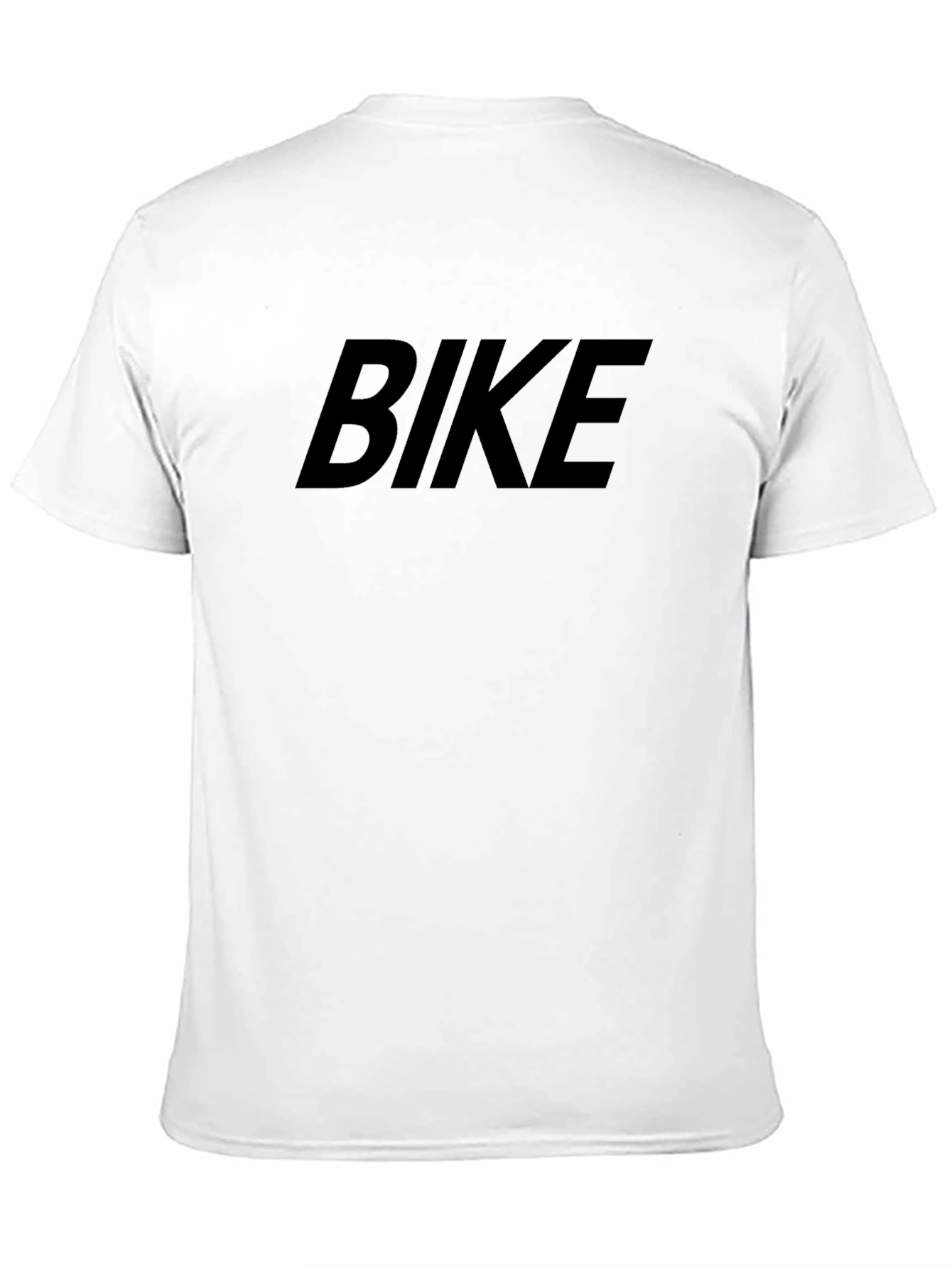 Black BIKE Graphic Tee - Casual Style