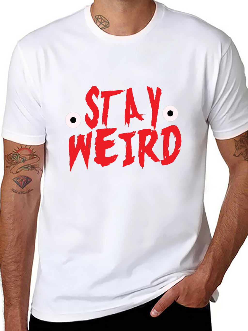 Stay Weird T-Shirt - Funny Graphic Tee