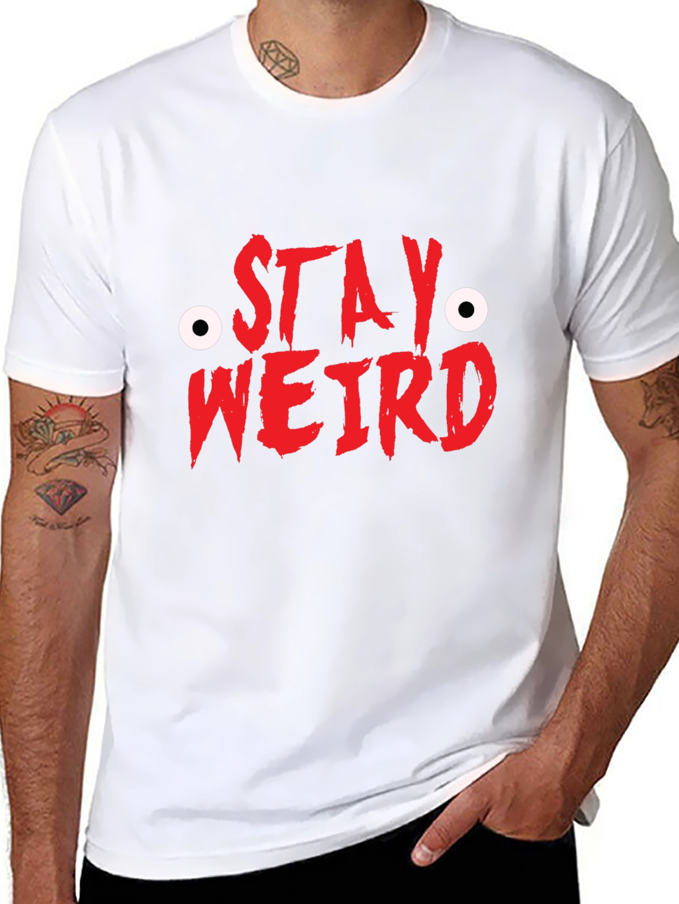 Stay Weird T-Shirt - Funny Graphic Tee
