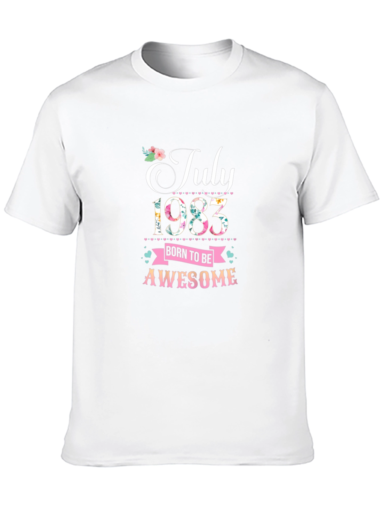 July 1983 Birthday T-Shirt - Born To Be Awesome