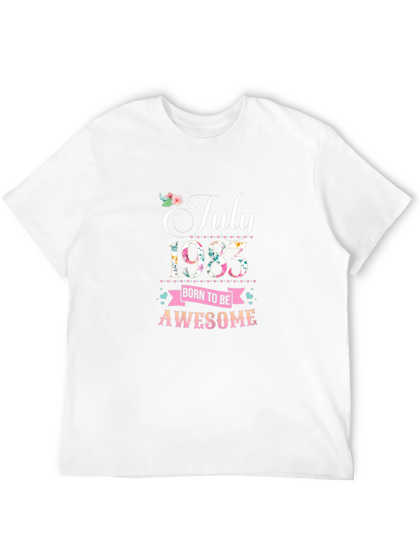 July 1983 Birthday T-Shirt - Born To Be Awesome