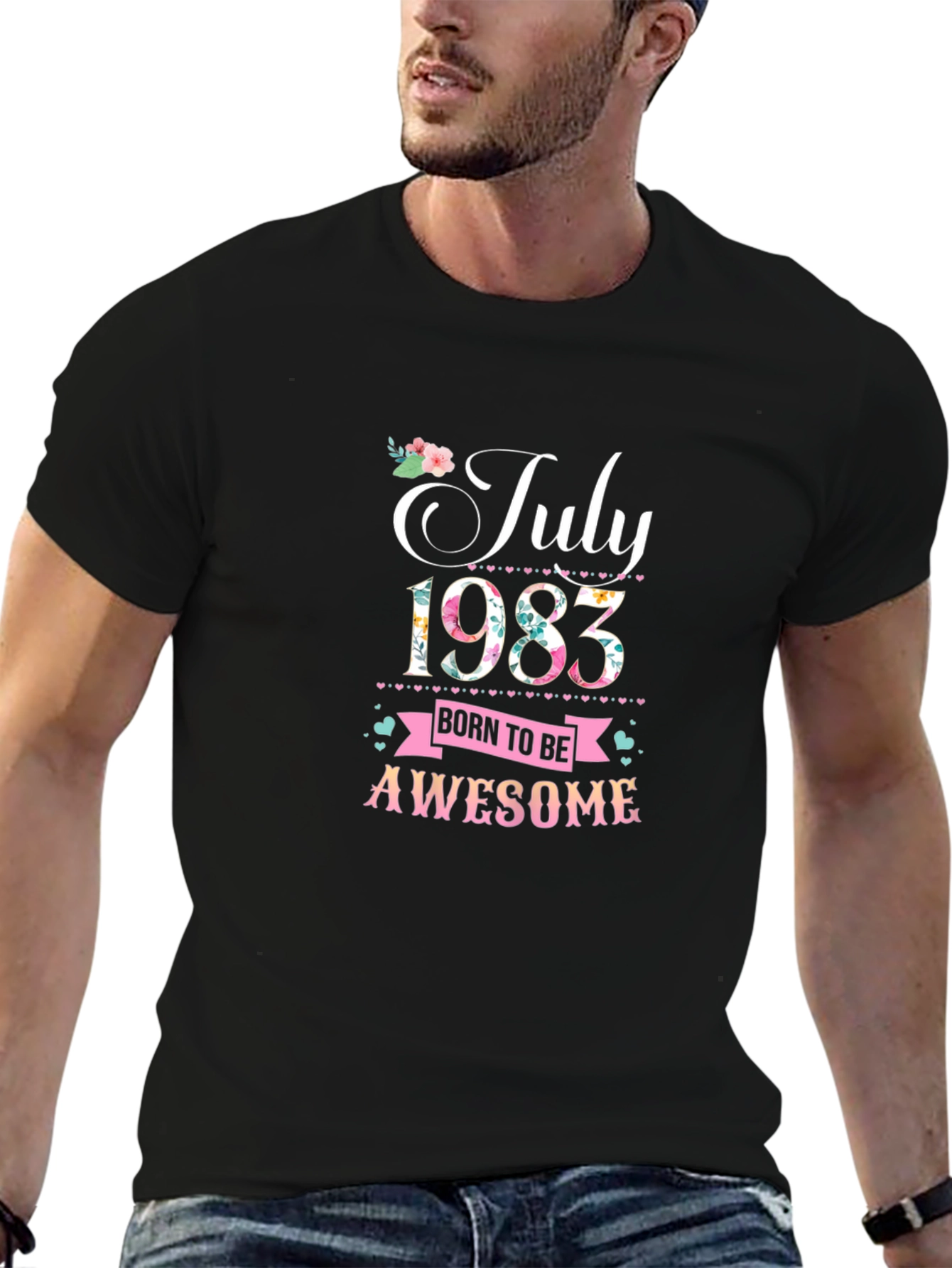July 1983 Birthday T-Shirt - Born To Be Awesome