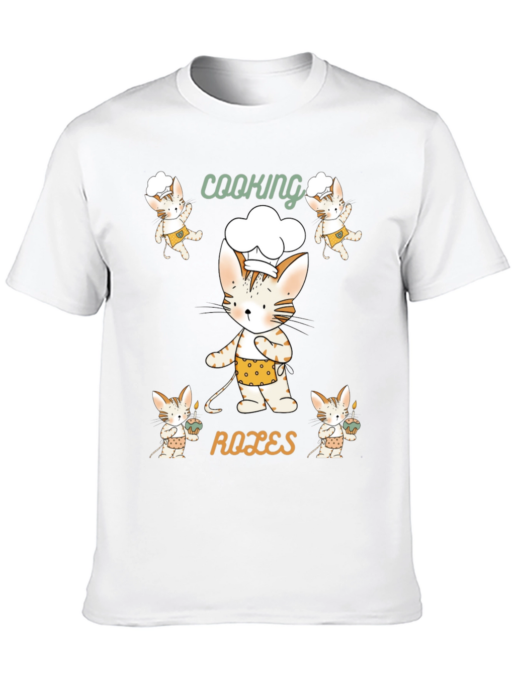 Cooking Roles Cat T-Shirt Chef Kitten Tee