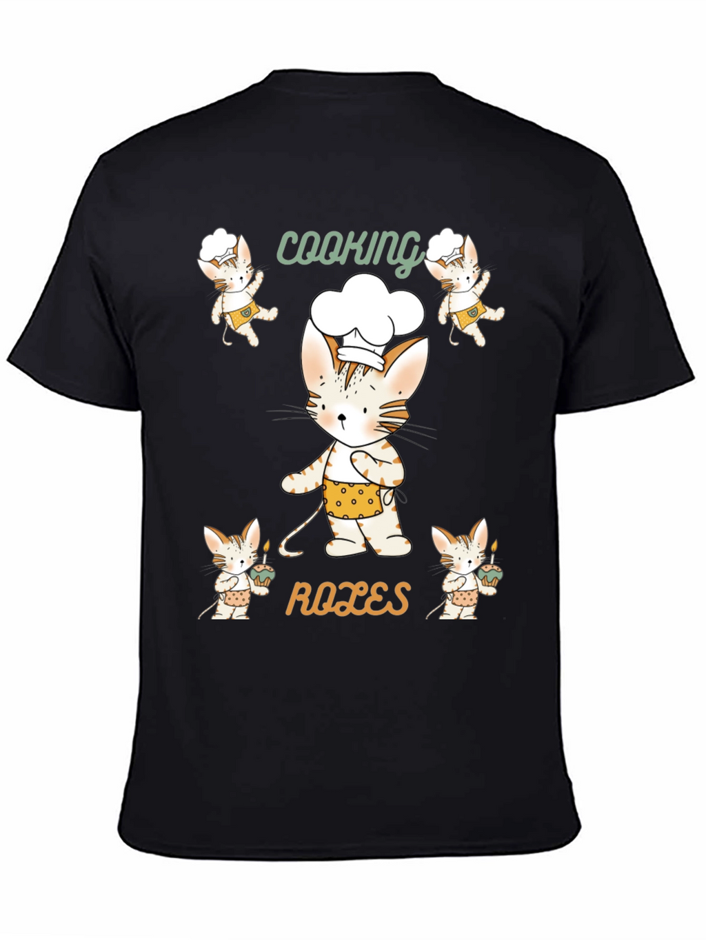 Cooking Roles Cat T-Shirt Chef Kitten Tee