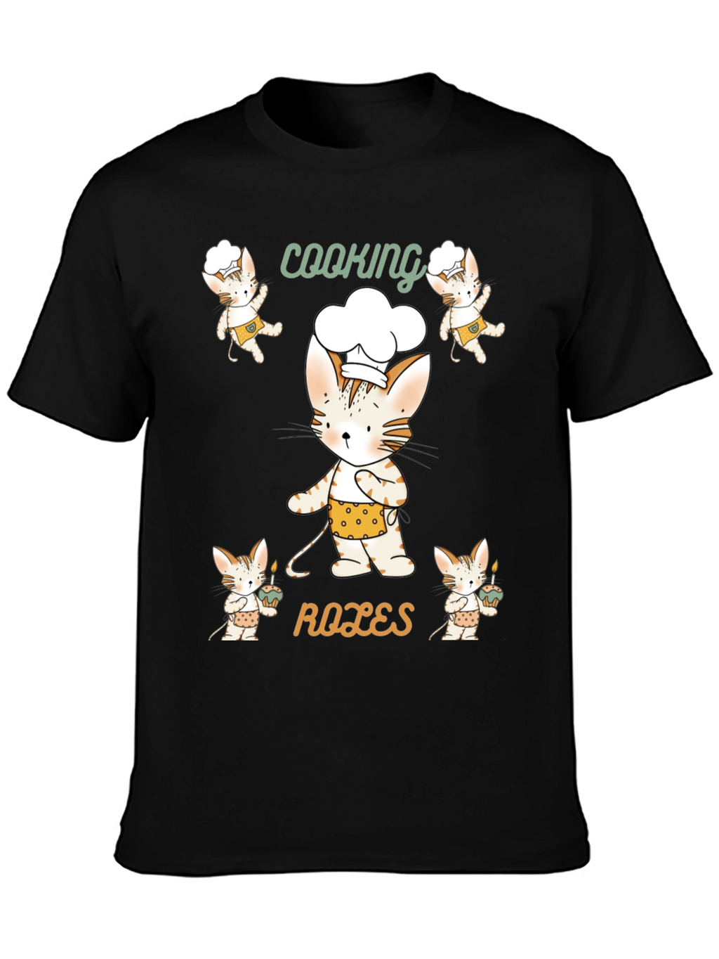 Cooking Roles Cat T-Shirt Chef Kitten Tee