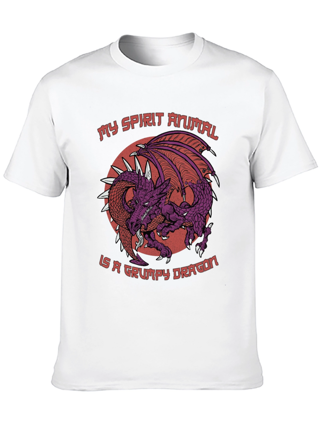 Grumpy Dragon Spirit Animal T-Shirt