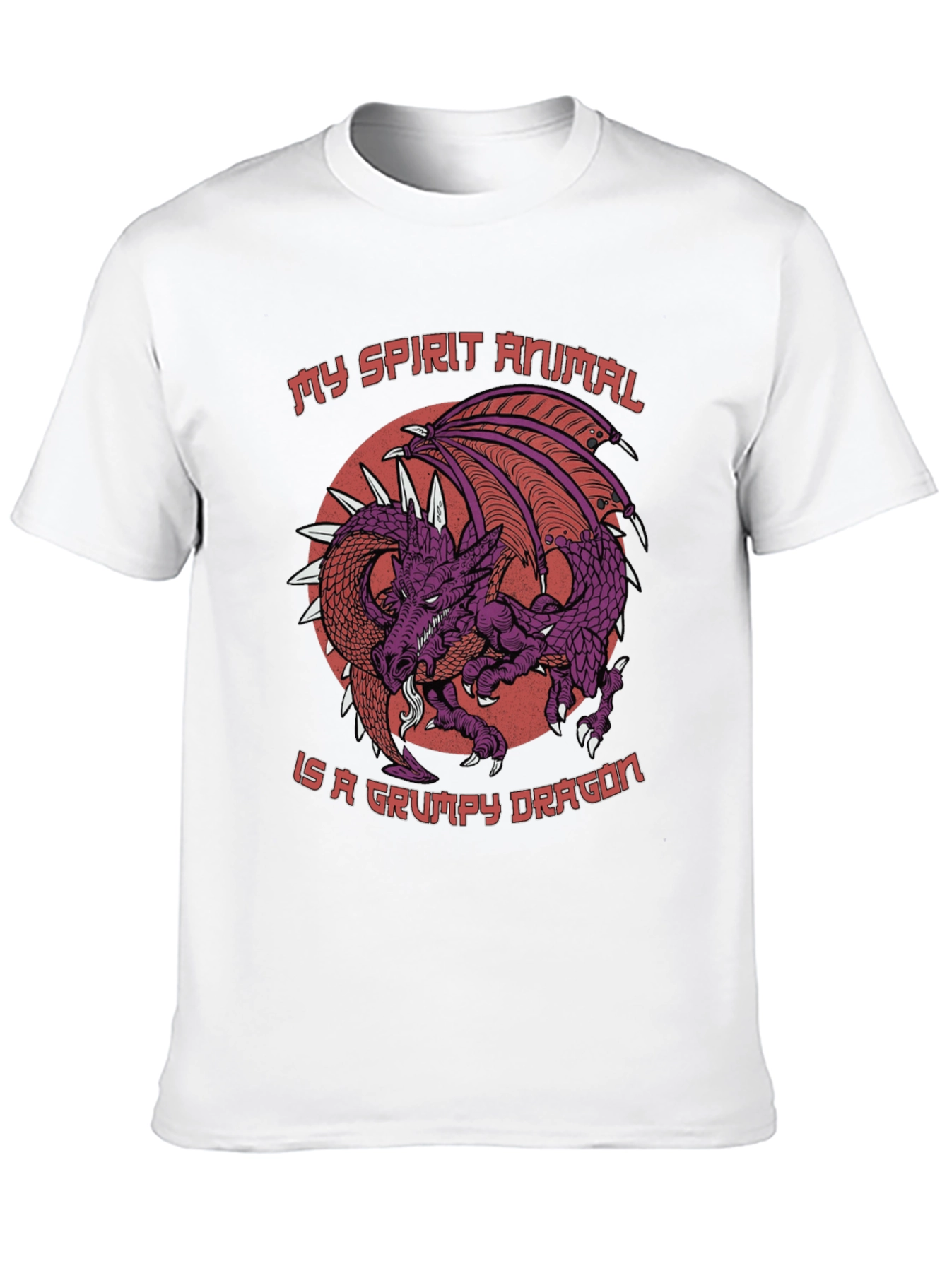 Grumpy Dragon Spirit Animal T-Shirt