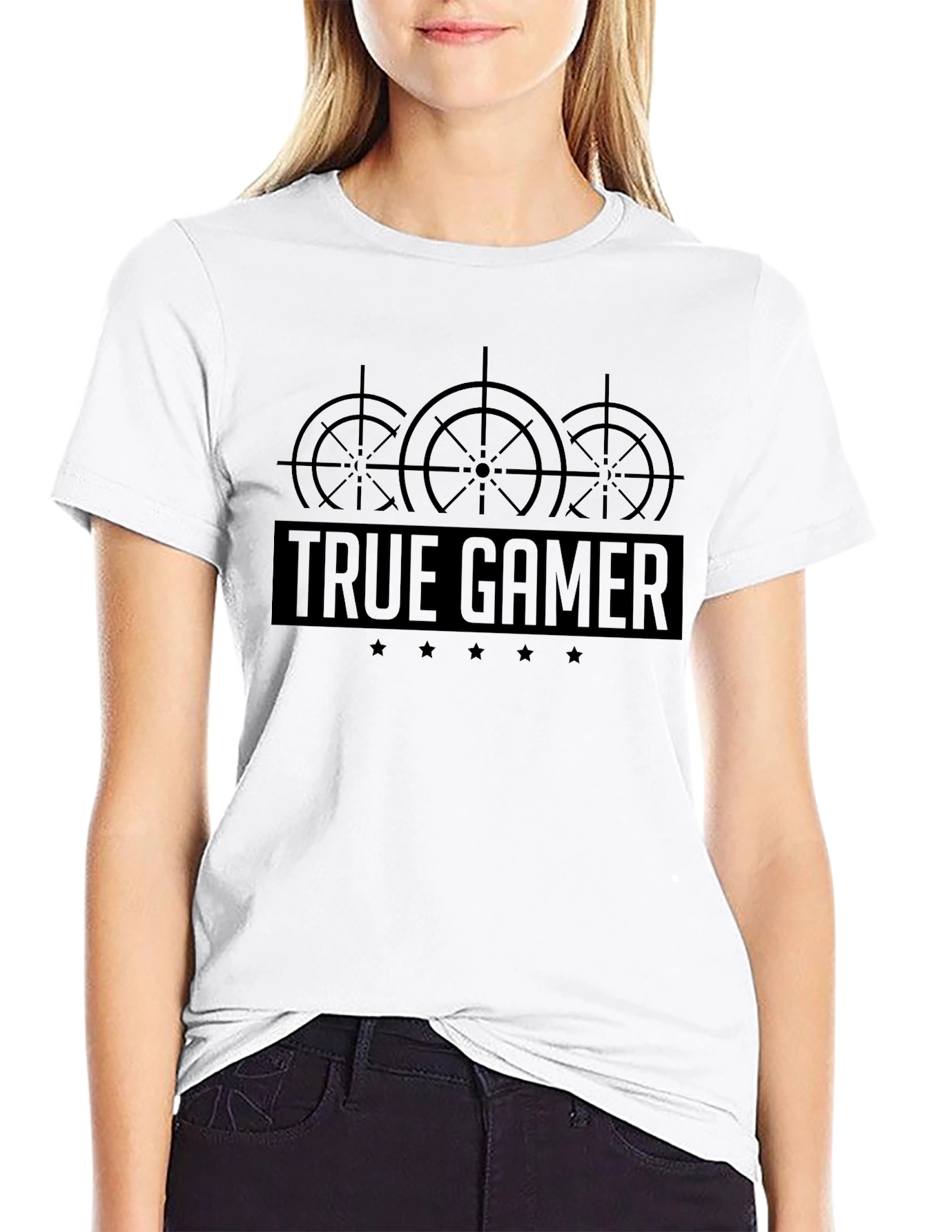 True Gamer T-Shirt -  Graphic Tee for Gaming Enthusiasts