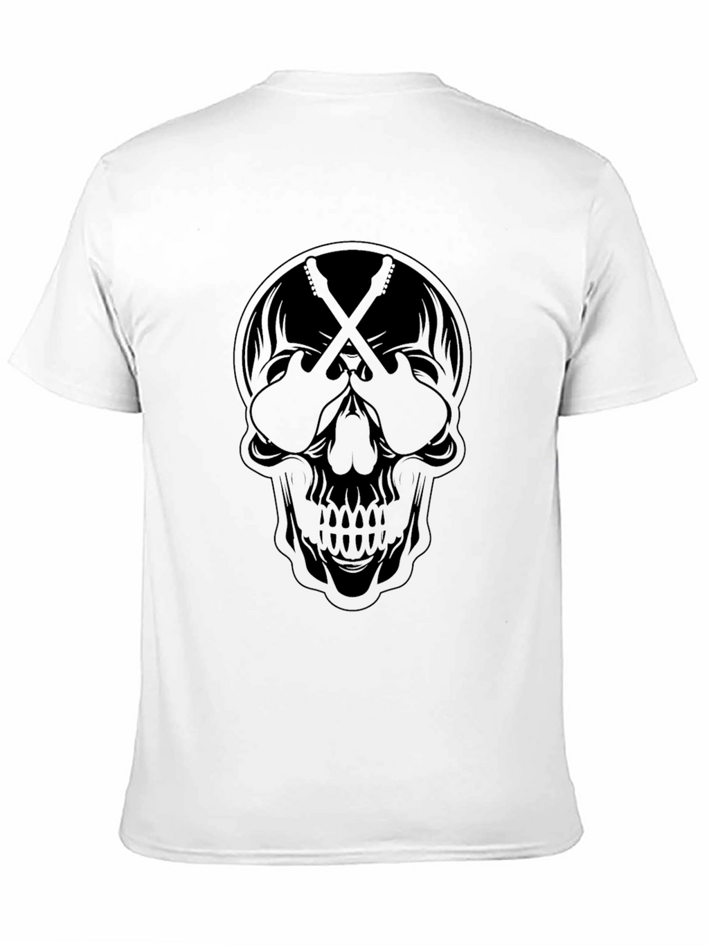 Skull & Guitars Graphic Tee - Rocker Style