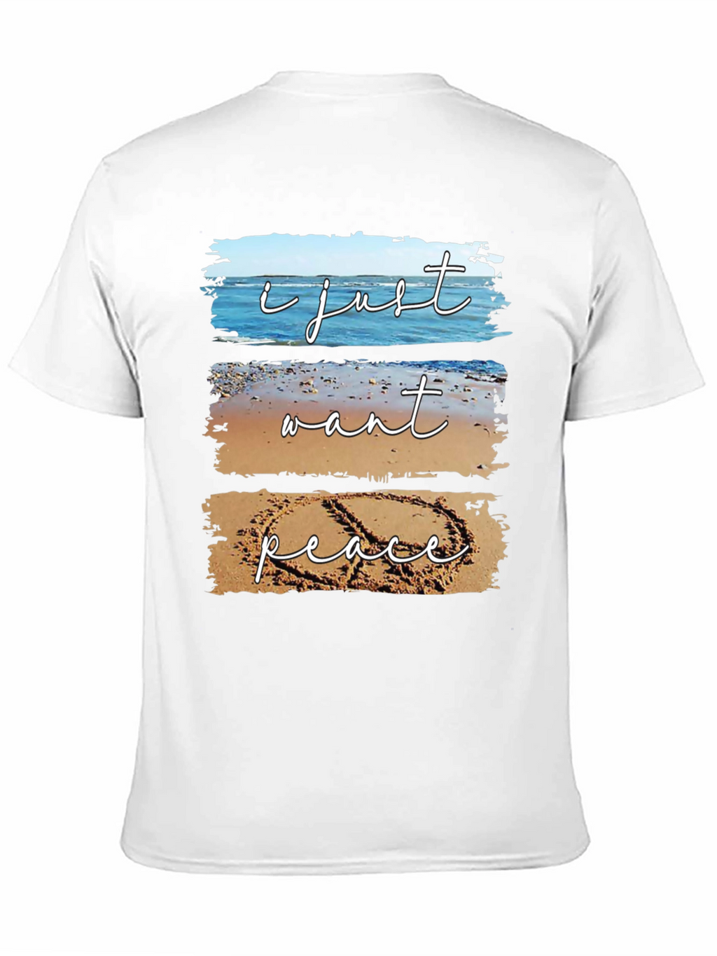 Peace Beach T-Shirt - Relaxed Coastal Vibes