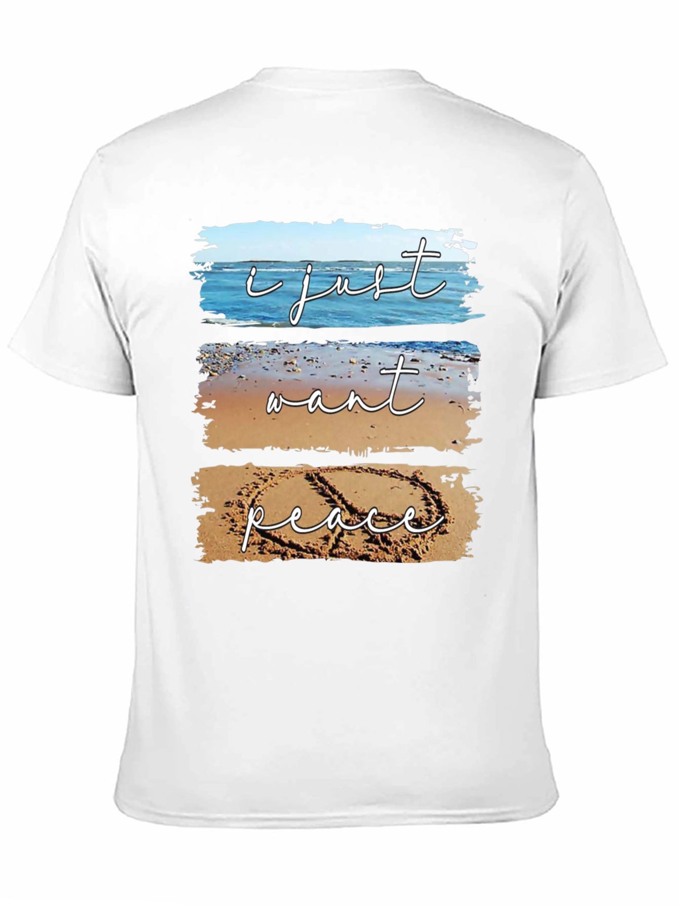 Peace Beach T-Shirt - Relaxed Coastal Vibes