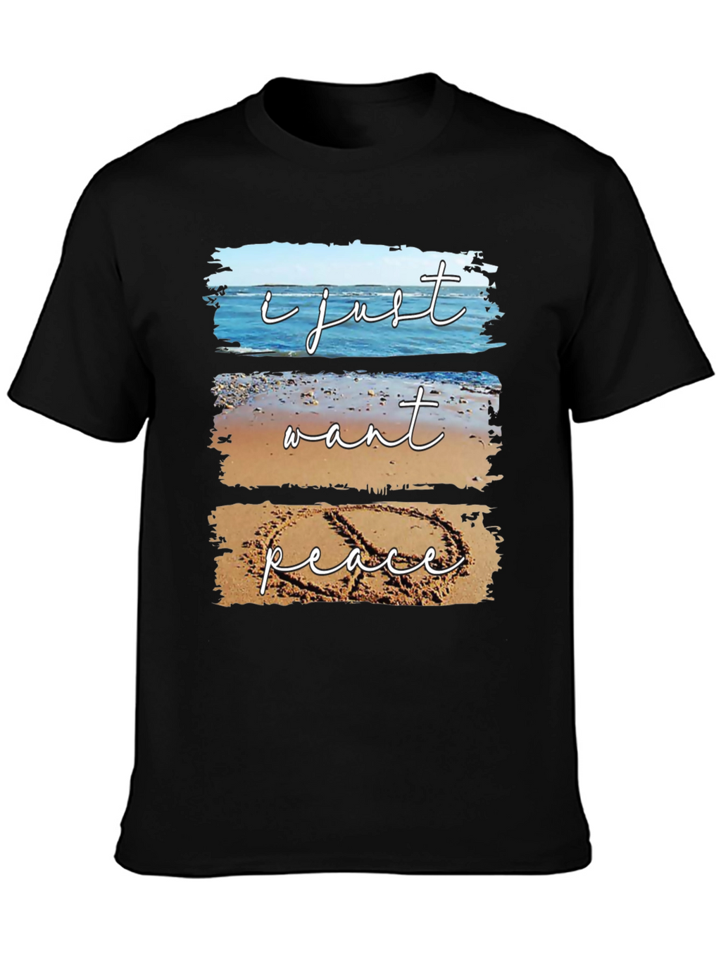 Peace Beach T-Shirt - Relaxed Coastal Vibes