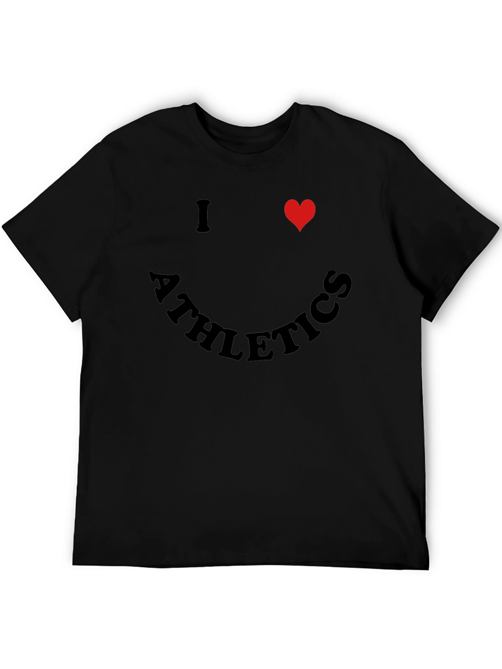 I Heart Athletics Black Graphic Tee