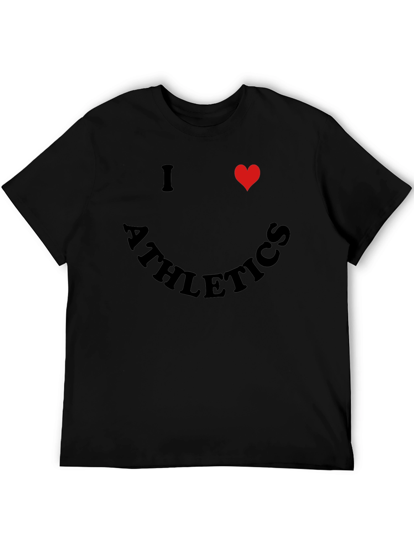I Heart Athletics Black Graphic Tee