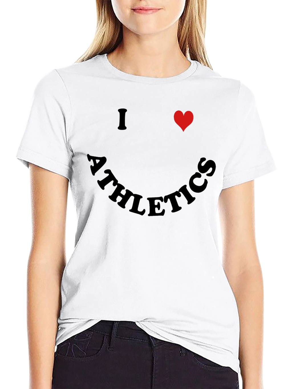 I Heart Athletics Black Graphic Tee