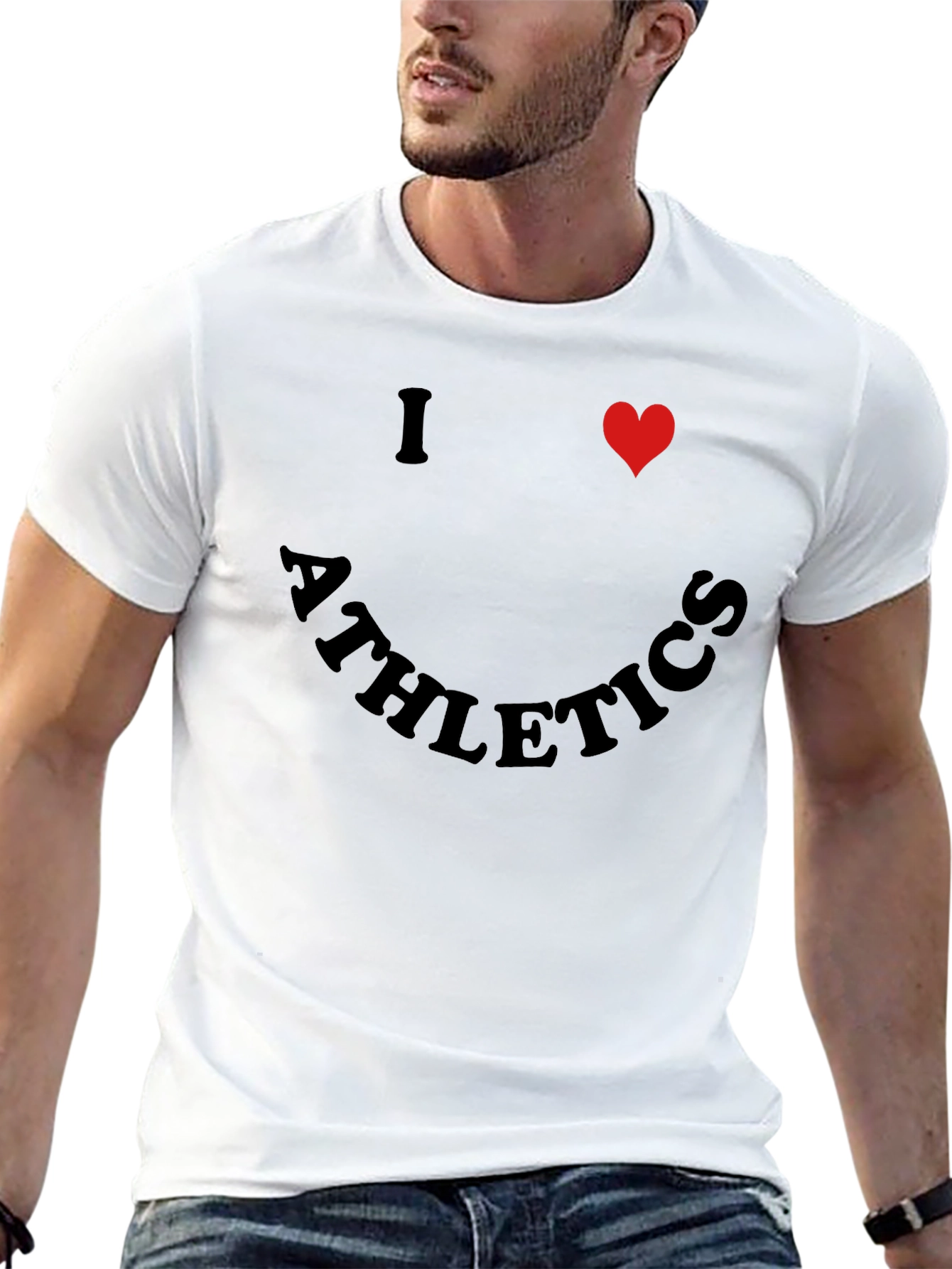 I Heart Athletics Black Graphic Tee