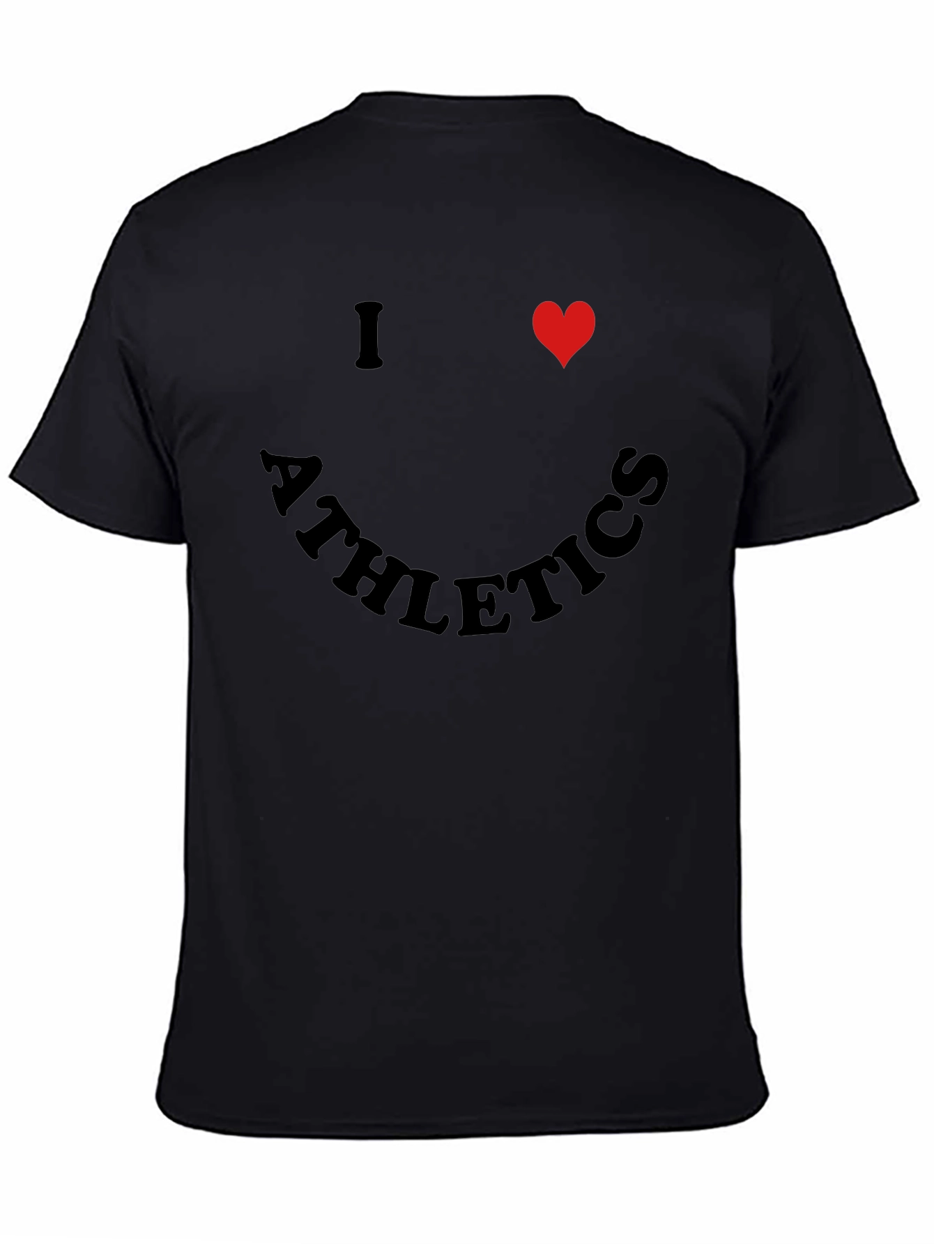 I Heart Athletics Black Graphic Tee