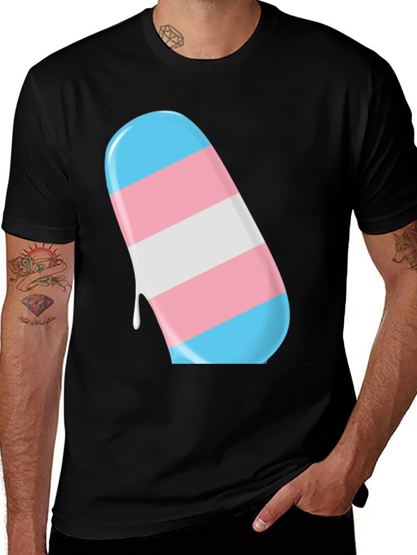 Transgender Pride Popsicle T-Shirt
