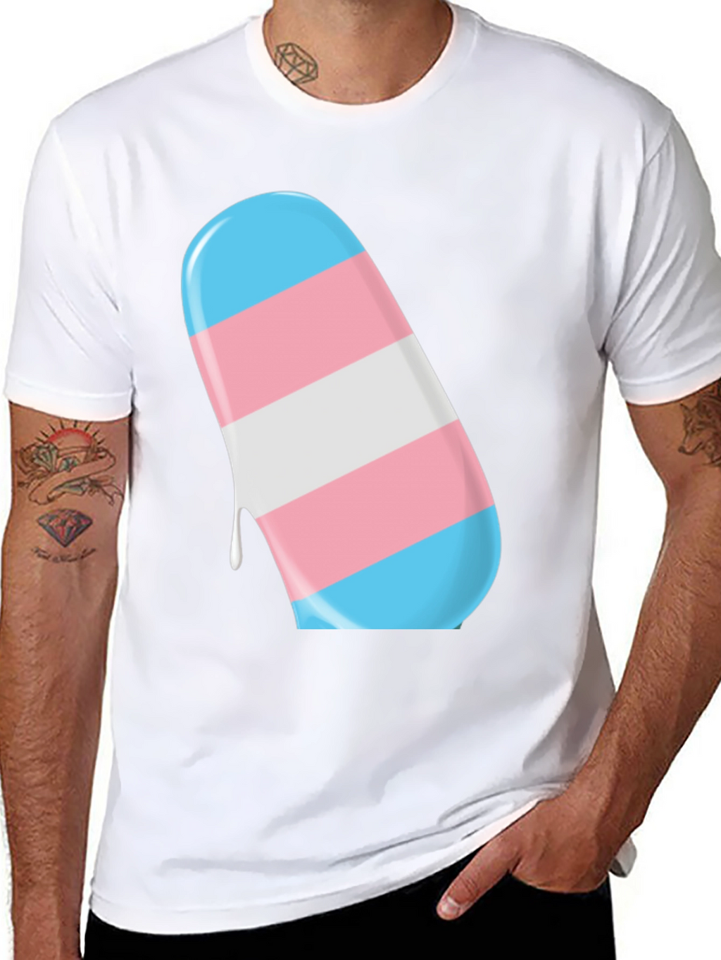 Transgender Pride Popsicle T-Shirt